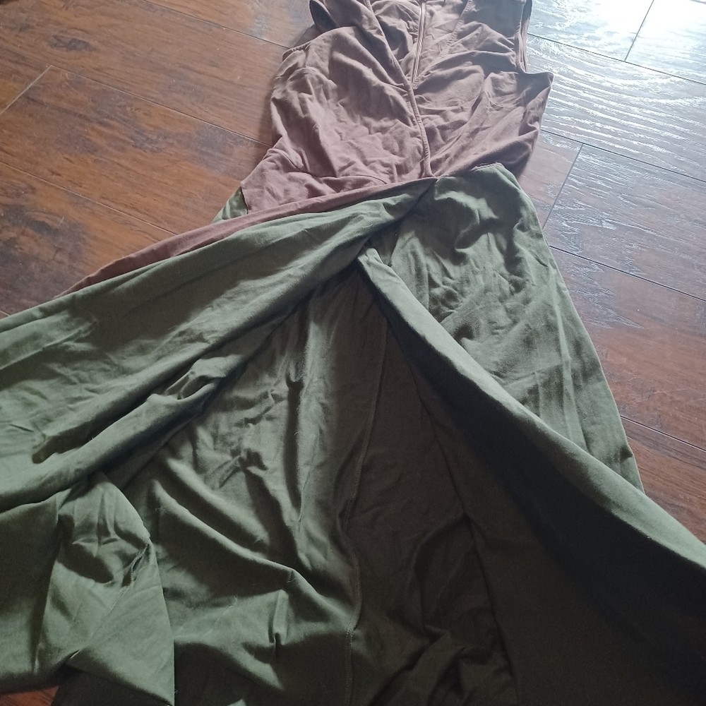 RARE HTF Boutique Forest Elven Maxi Dress - Picture 6 of 11